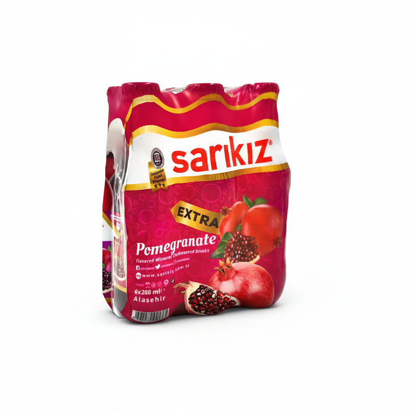 Sarıkız Nar Aromalı Maden Suyu 6 x 200 ml