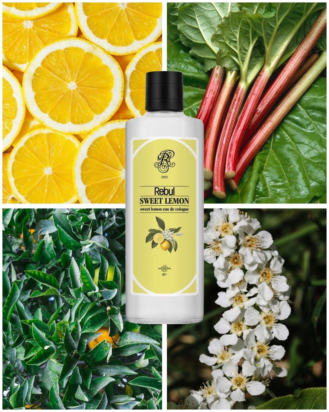 Rebul Sweet Lemon EDC Kolonya 250 ml Cam Şişe