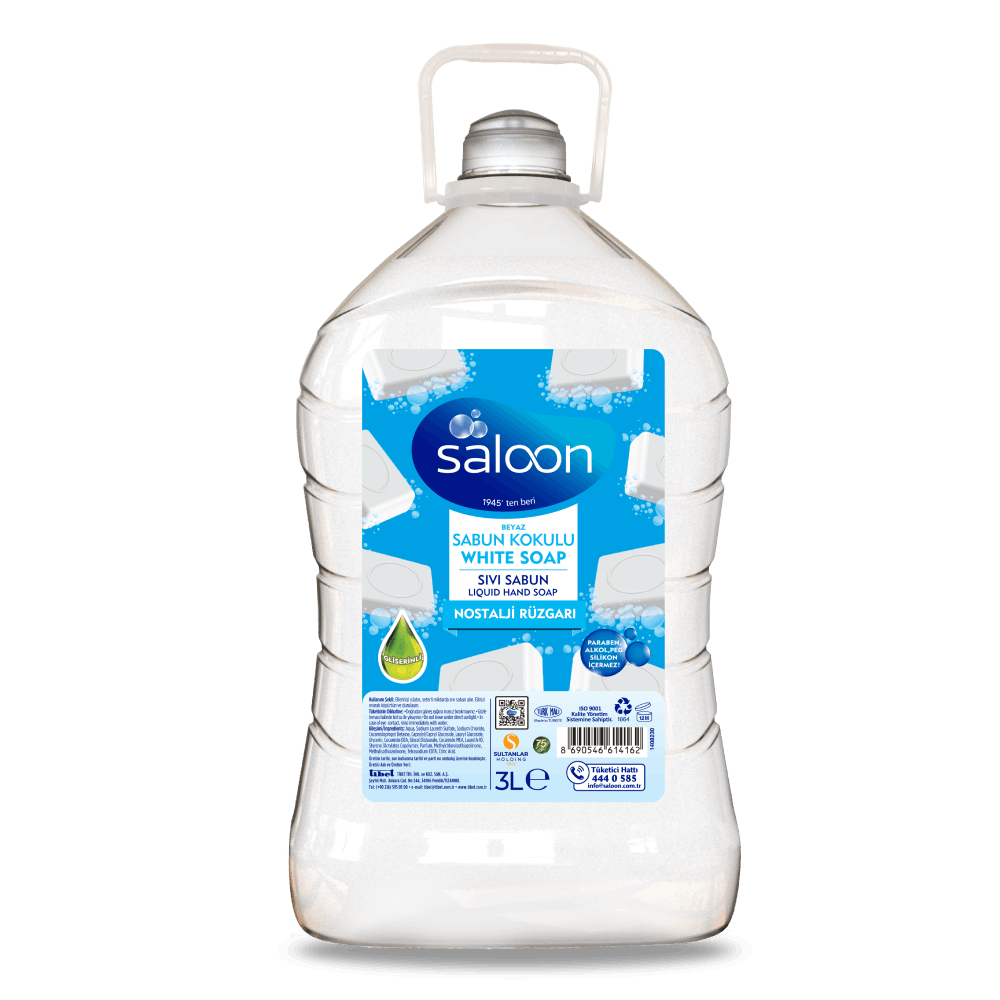 Saloon Nostalj Rüzgarı Sıvı Sabun 3 L