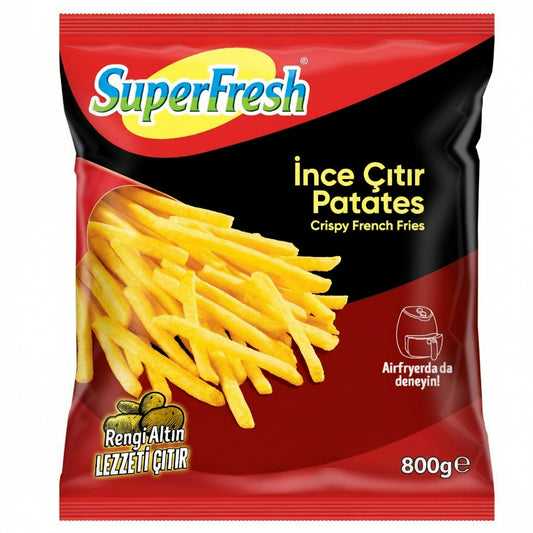 SuperFresh İnce Çıtır Patates 1 Kg