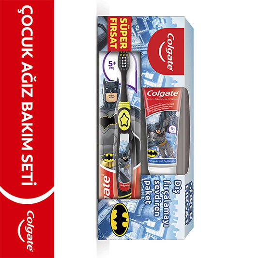 Colgate Batman Diş Macunu 75 ml - Diş Fırçası Ağız Bakım Paketi (Asortili)