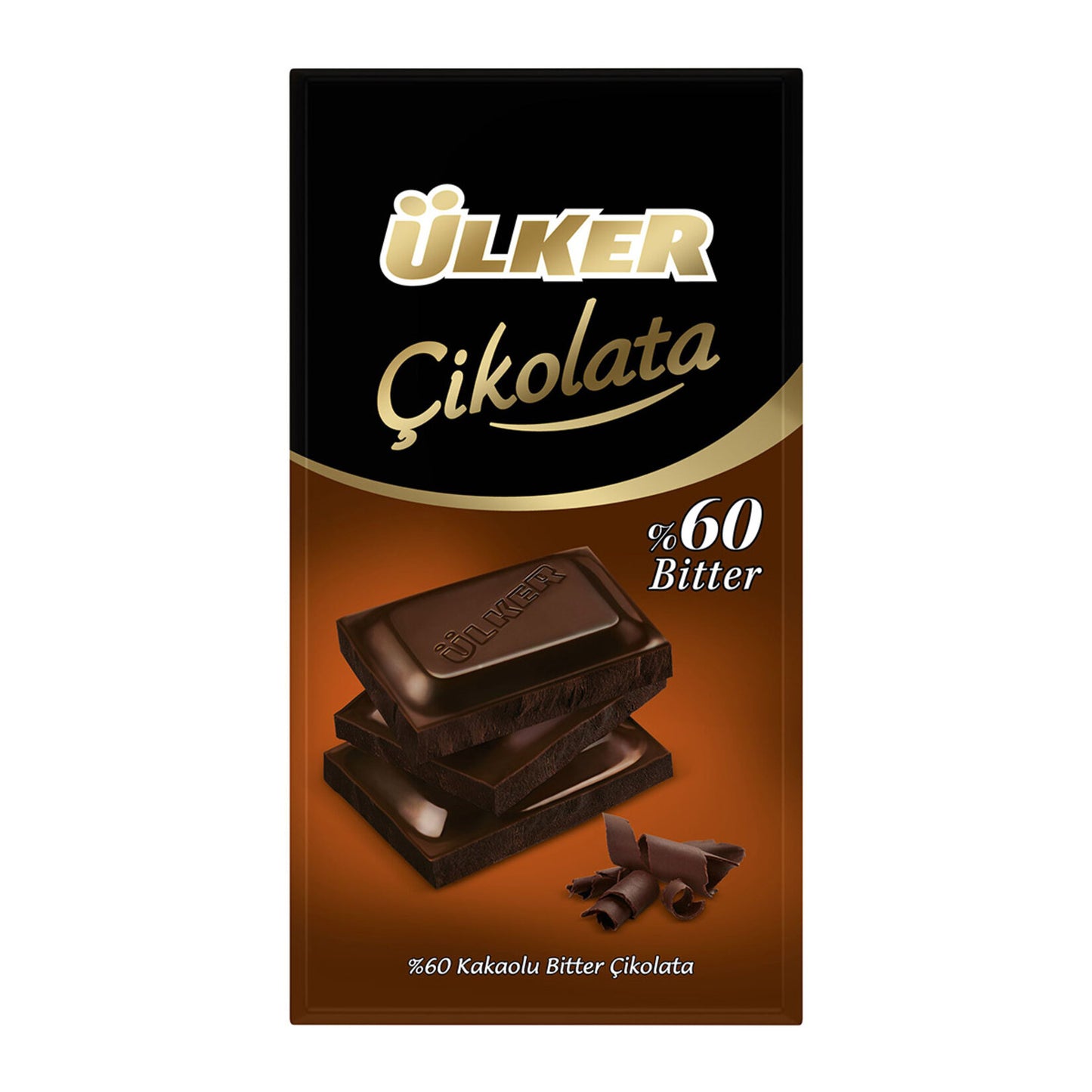 Ülker Tablet Çikolata %60 Bitter 70 G