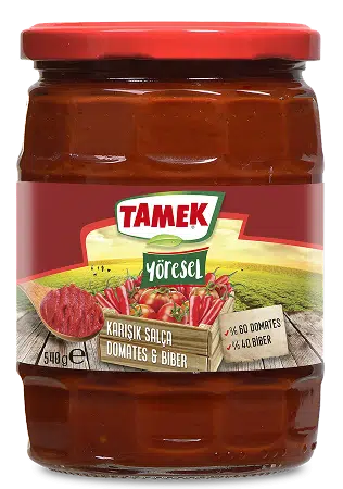Tamek Karışık Domates & Biber Salçası 540 G
