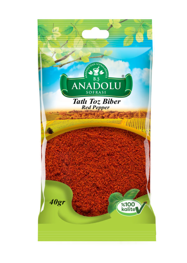 Anadolu Sofrası Tatlı Toz Biber 40 G