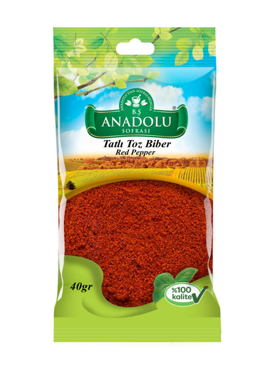 Anadolu Sofrası Tatlı Toz Biber 40 G