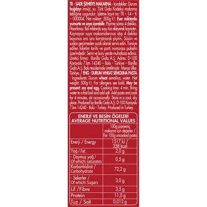 Filiz Tel Şehriye 500 G