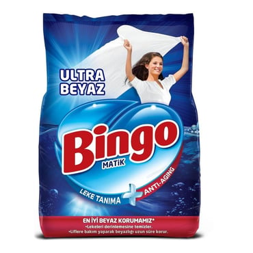 Bingo Çamaşır Deterjanı Ultra Beyaz 4 Kg