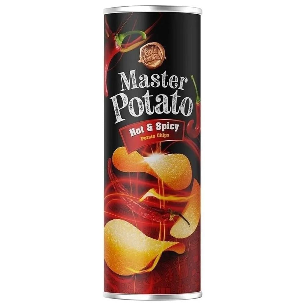 Master Potato Cips Acılı Baharatlı Patates Cips 160 G