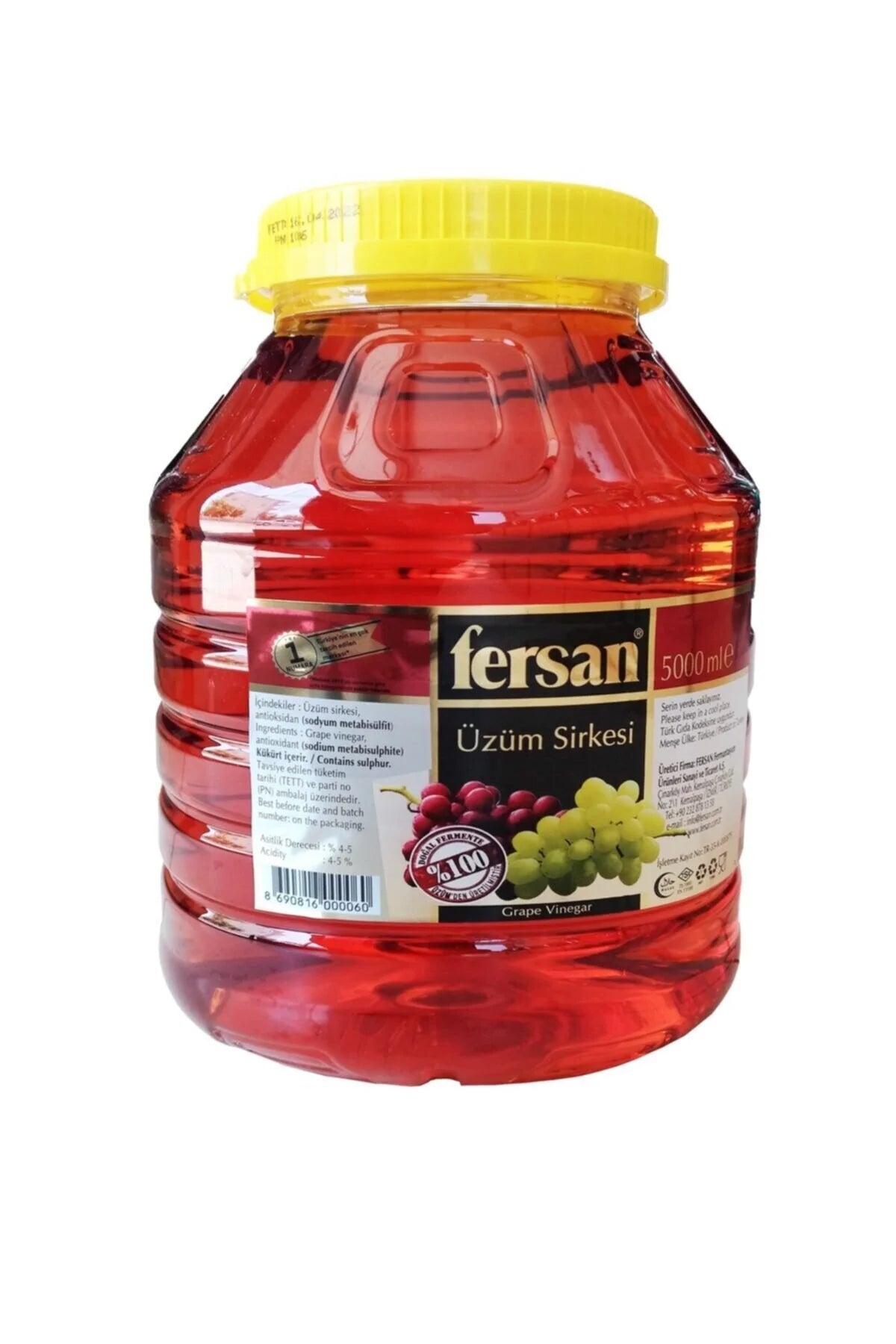 Fersan Üzüm Sirkesi 5000 ml