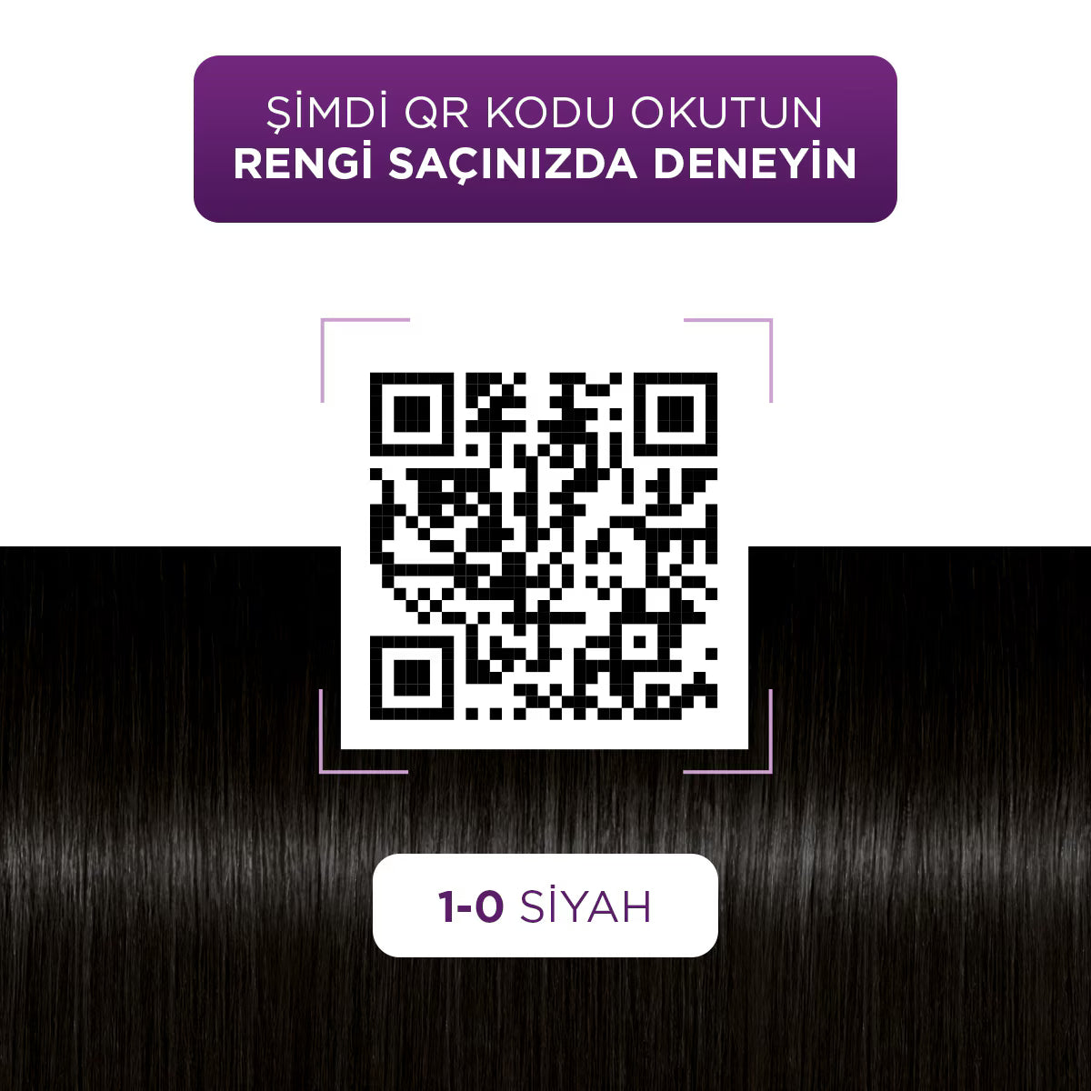 Palette Göz Alıcı Renkler 1-0 Siyah Saç Boyası 110 Ml