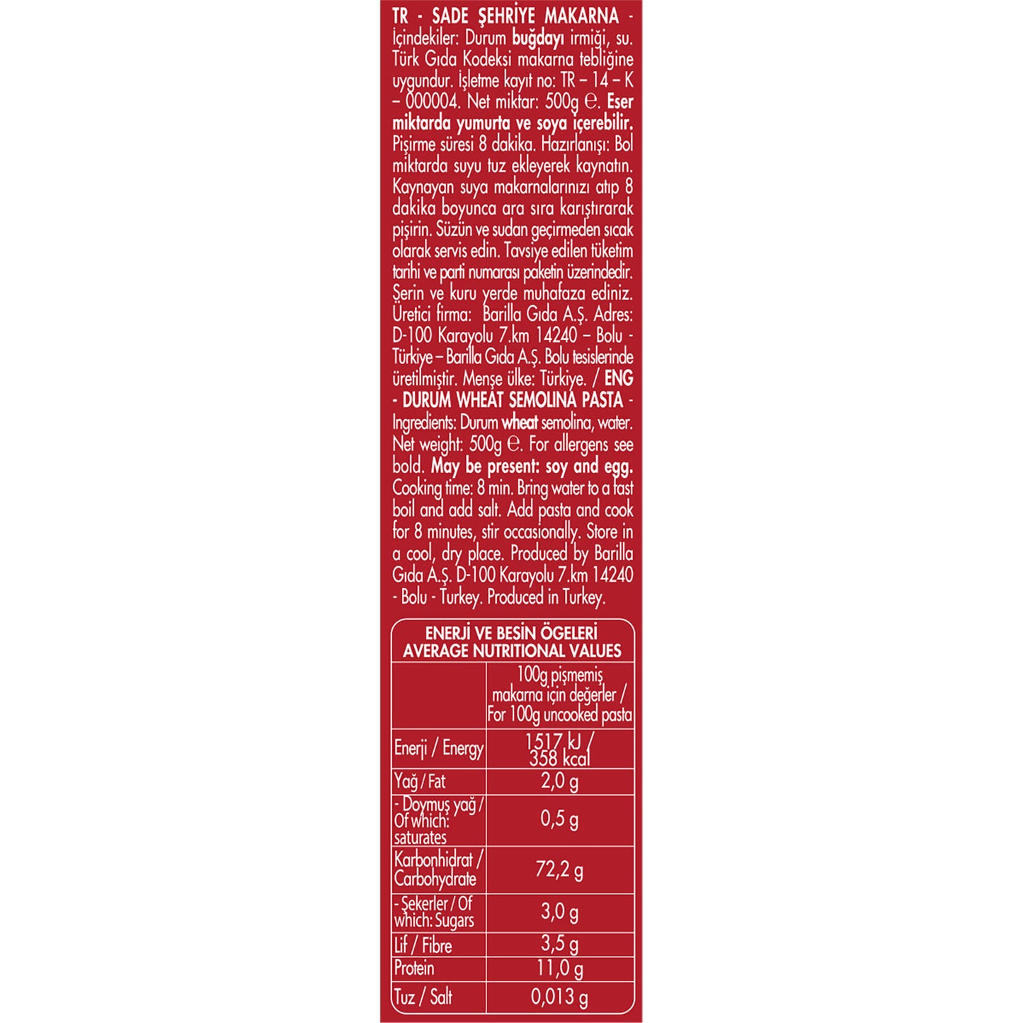 Filiz Yıldız Şehriye 500 G